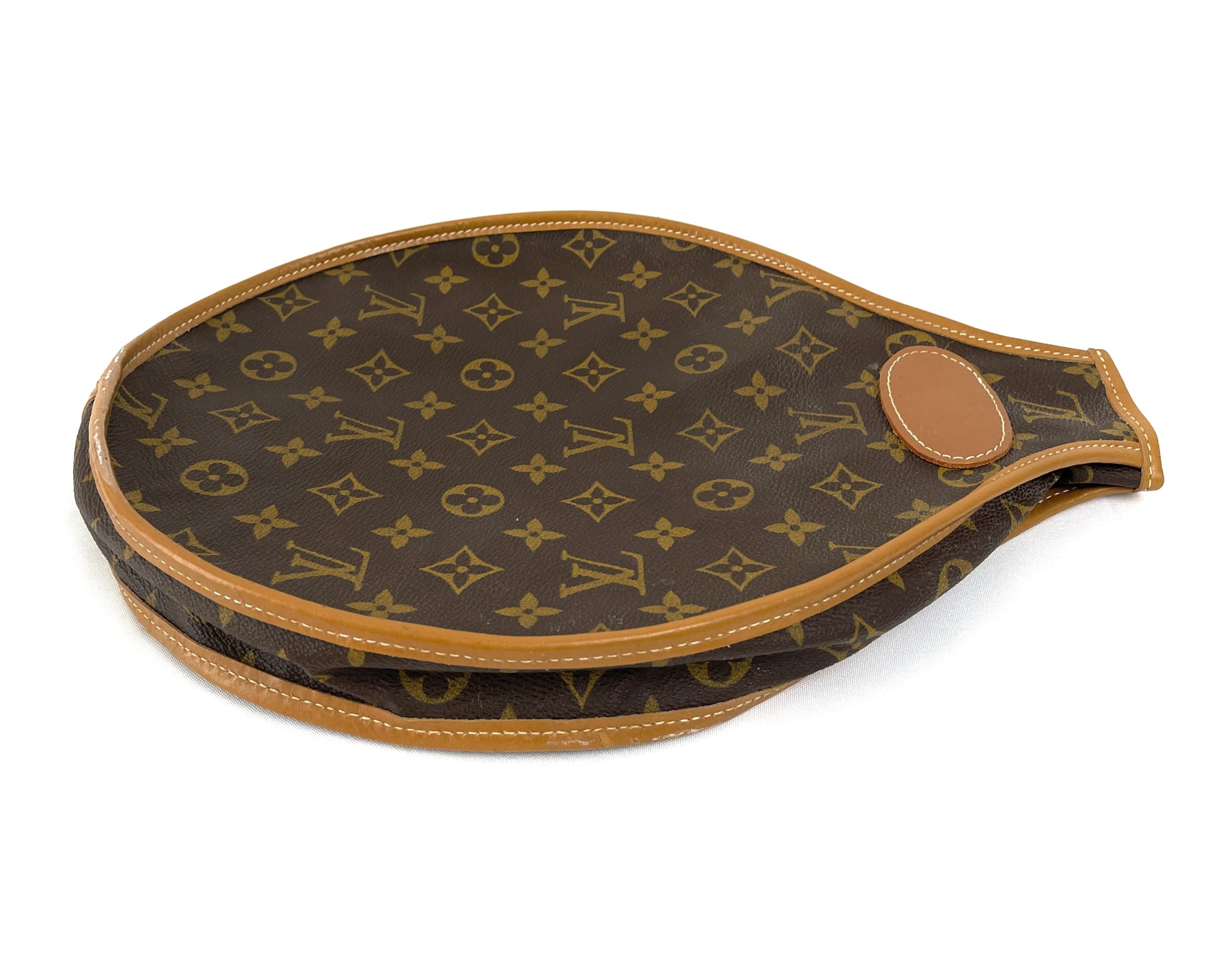 Vintage Louis Vuitton Monogram Canvas Tennis Racket Cover French Company  Rare at 1stDibs