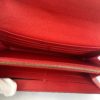 Louis Vuitton Monogram Sarah Wallet with Coquelicot Red 8