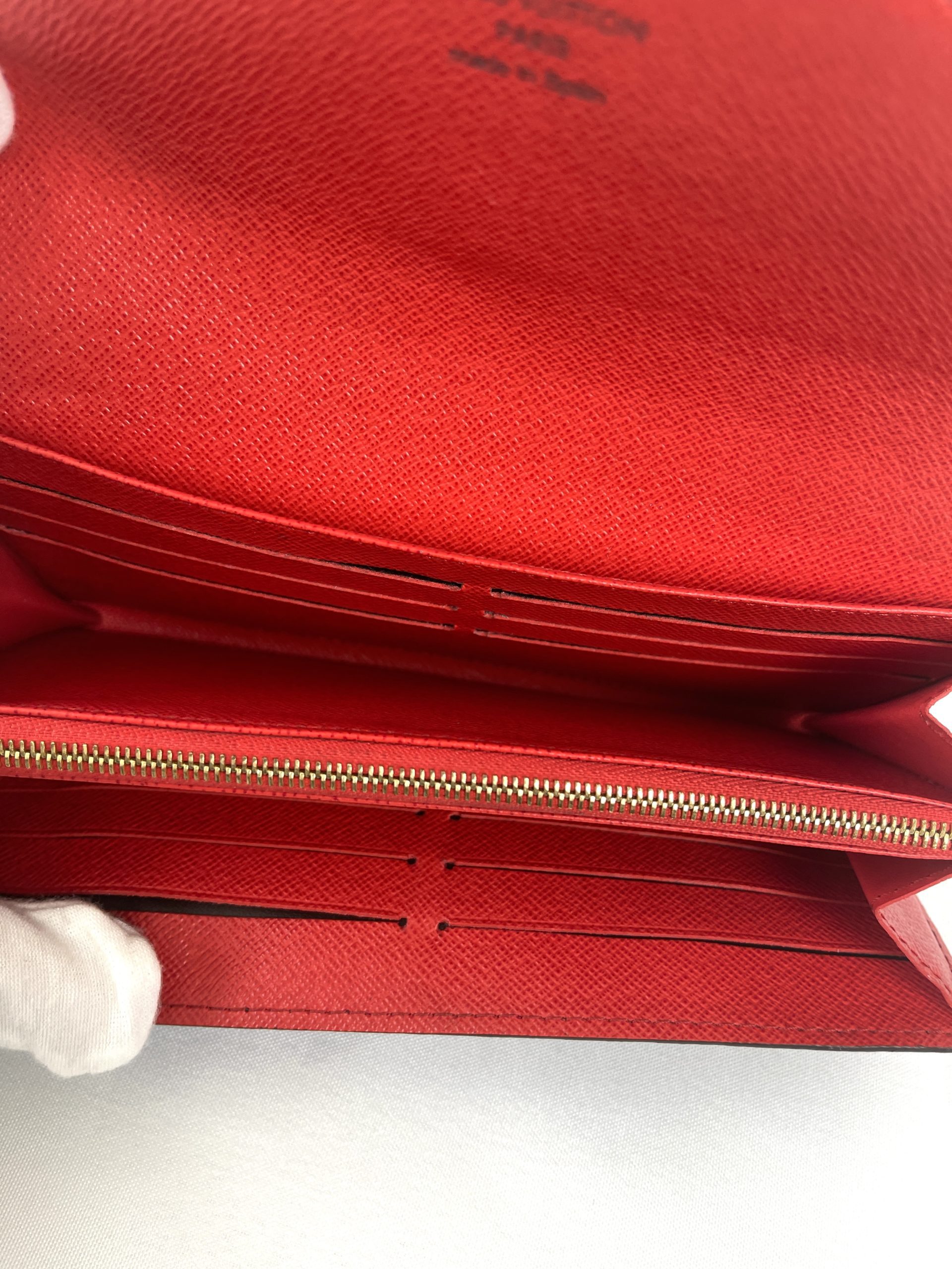 Louis Vuitton Sarah Wallet Red Leather ref.619979 - Joli Closet