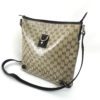 Gucci GG Tan Crystal Coated Canvas Messenger Bag 8