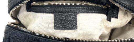 Gucci Boston Bag Black Leather 6