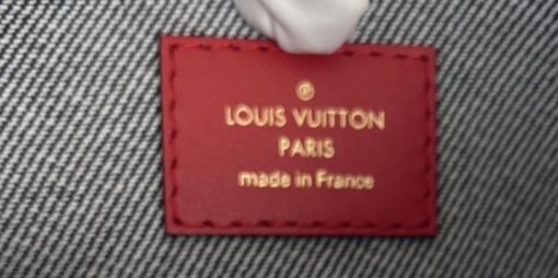 Louis Vuitton 2019 Denim Rouge NF MM Pouch tag