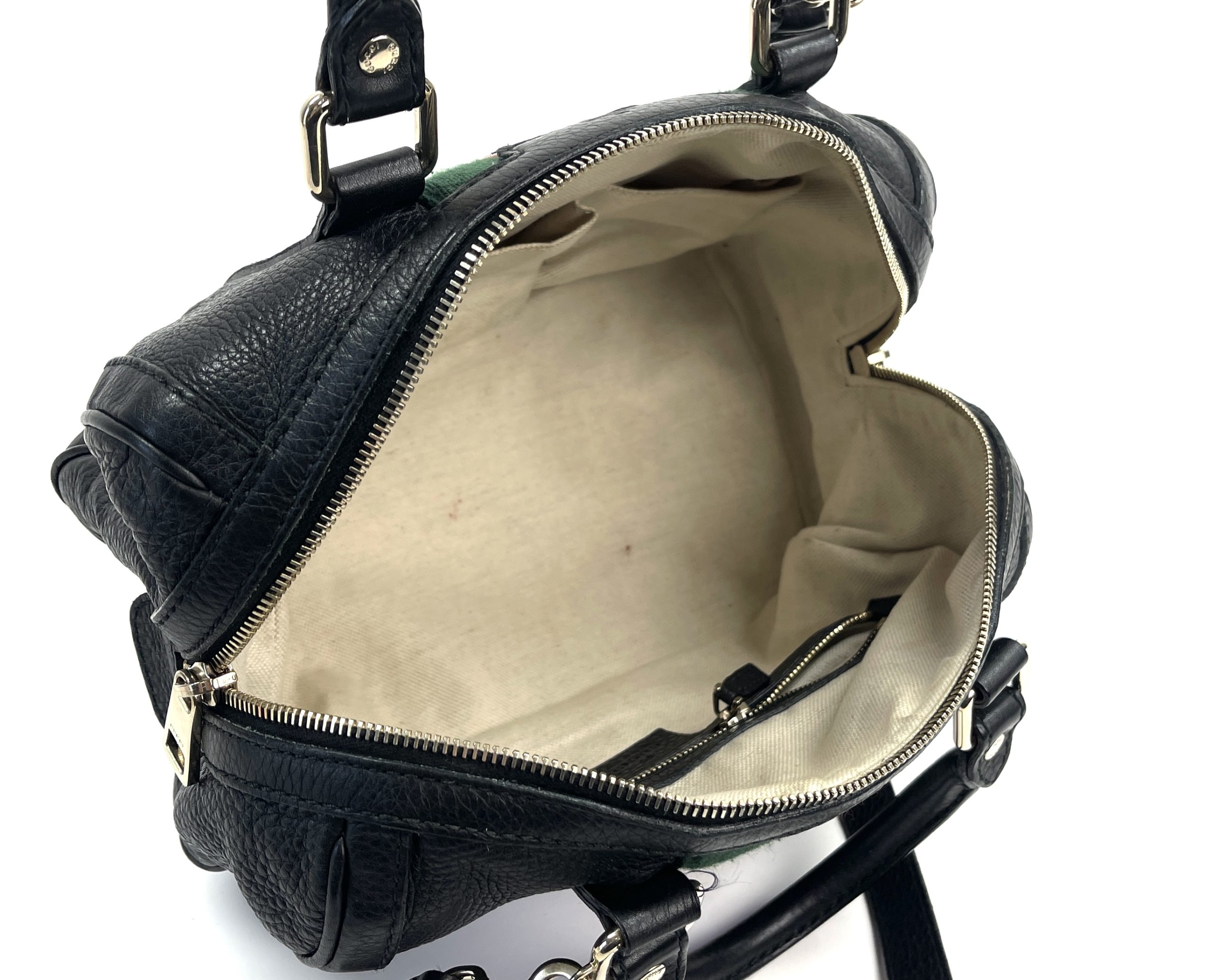 Boston leather handbag Gucci Black in Leather - 34781466