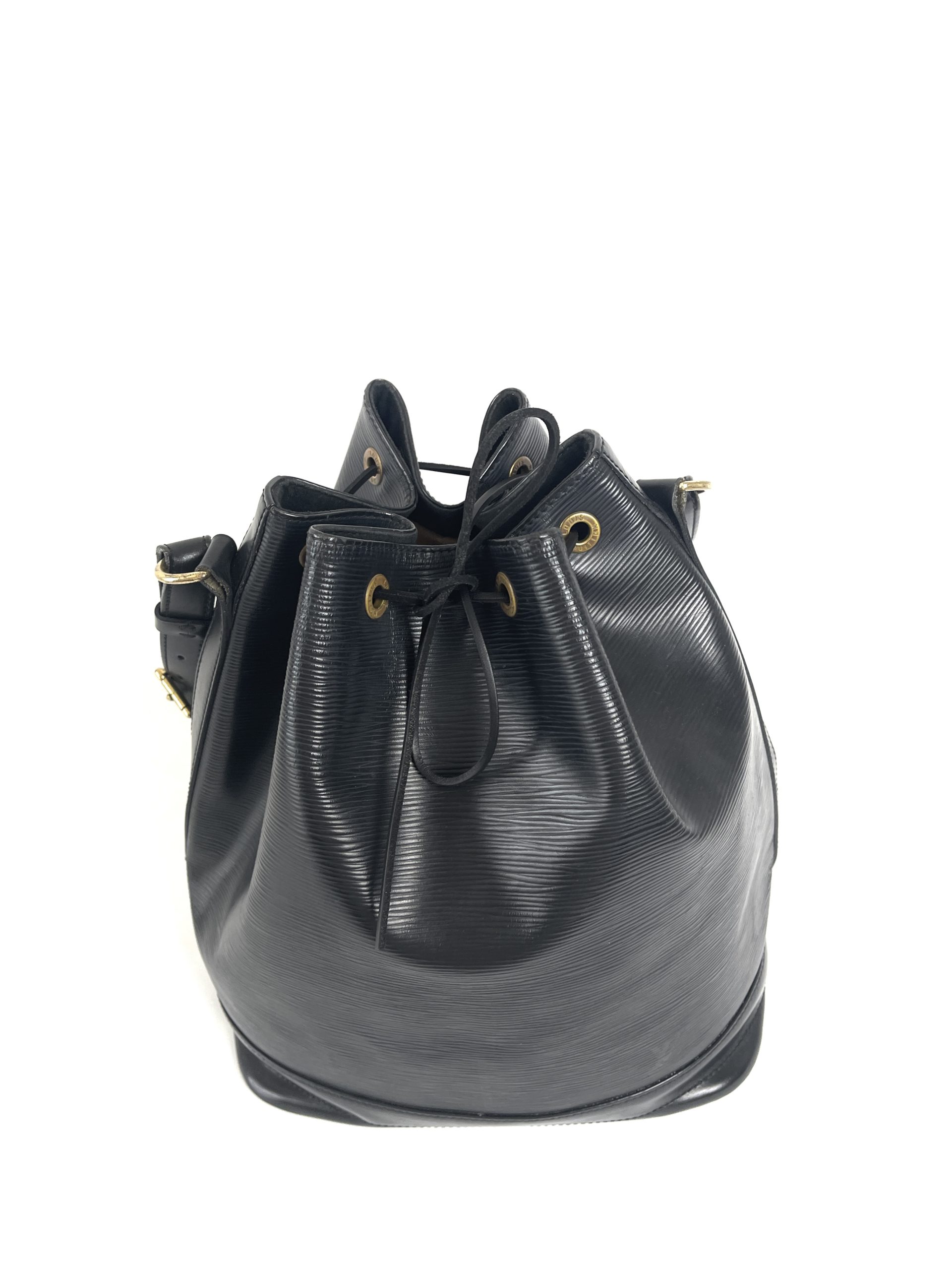 Louis Vuitton Black Epi Leather Noe Bucket Bag (2007)