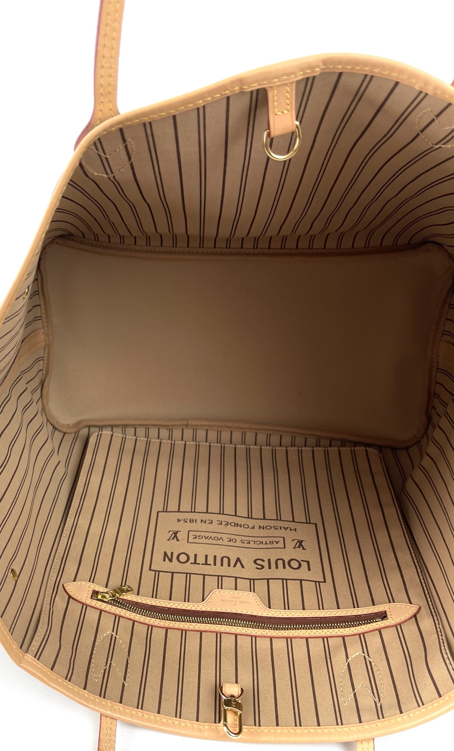 Louis Vuitton Neverfull Pouch MM/GM Monogram SD0250 year 2020