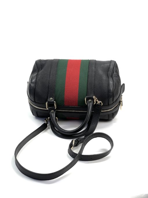 Gucci Boston Bag Black Leather 20