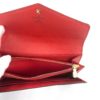 Louis Vuitton Monogram Sarah Wallet with Coquelicot Red 6