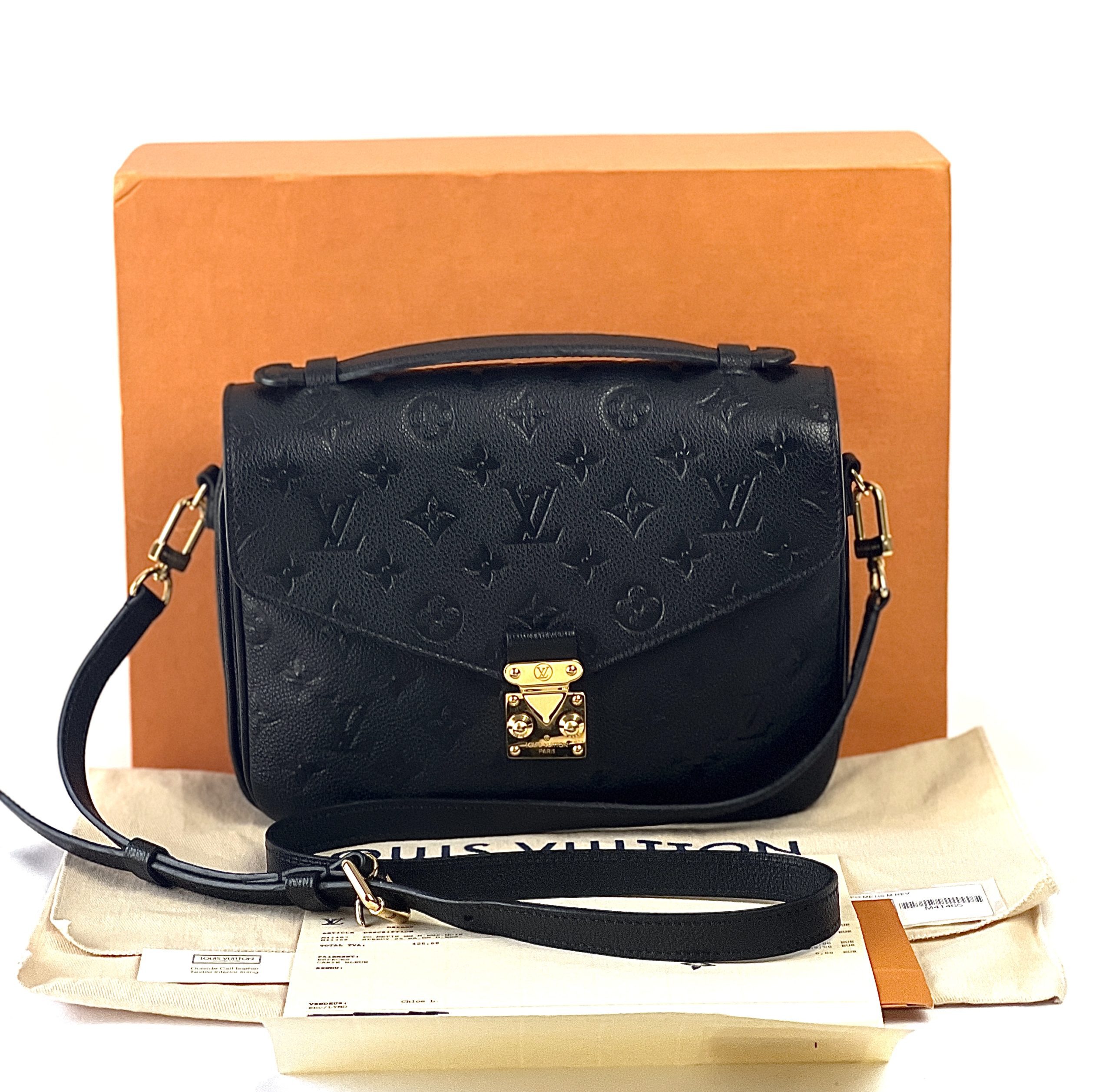 Louis Vuitton Empreinte Monogram Giant Crafty Pochette Metis - Black  Crossbody Bags, Handbags - LOU780432