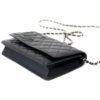 CHANEL Black Quilted Leather Cambon Ligne WOC Clutch Bag 11