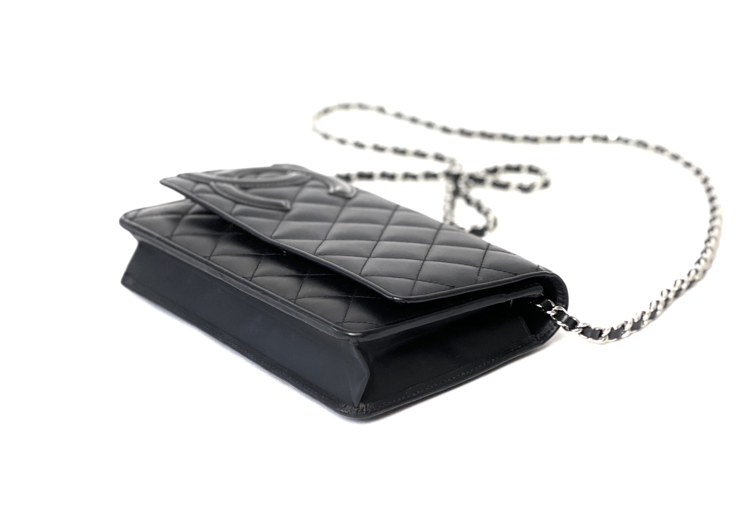 Chanel Black Quilted Calfskin Cambon Wallet Q6AIGH3PKB041