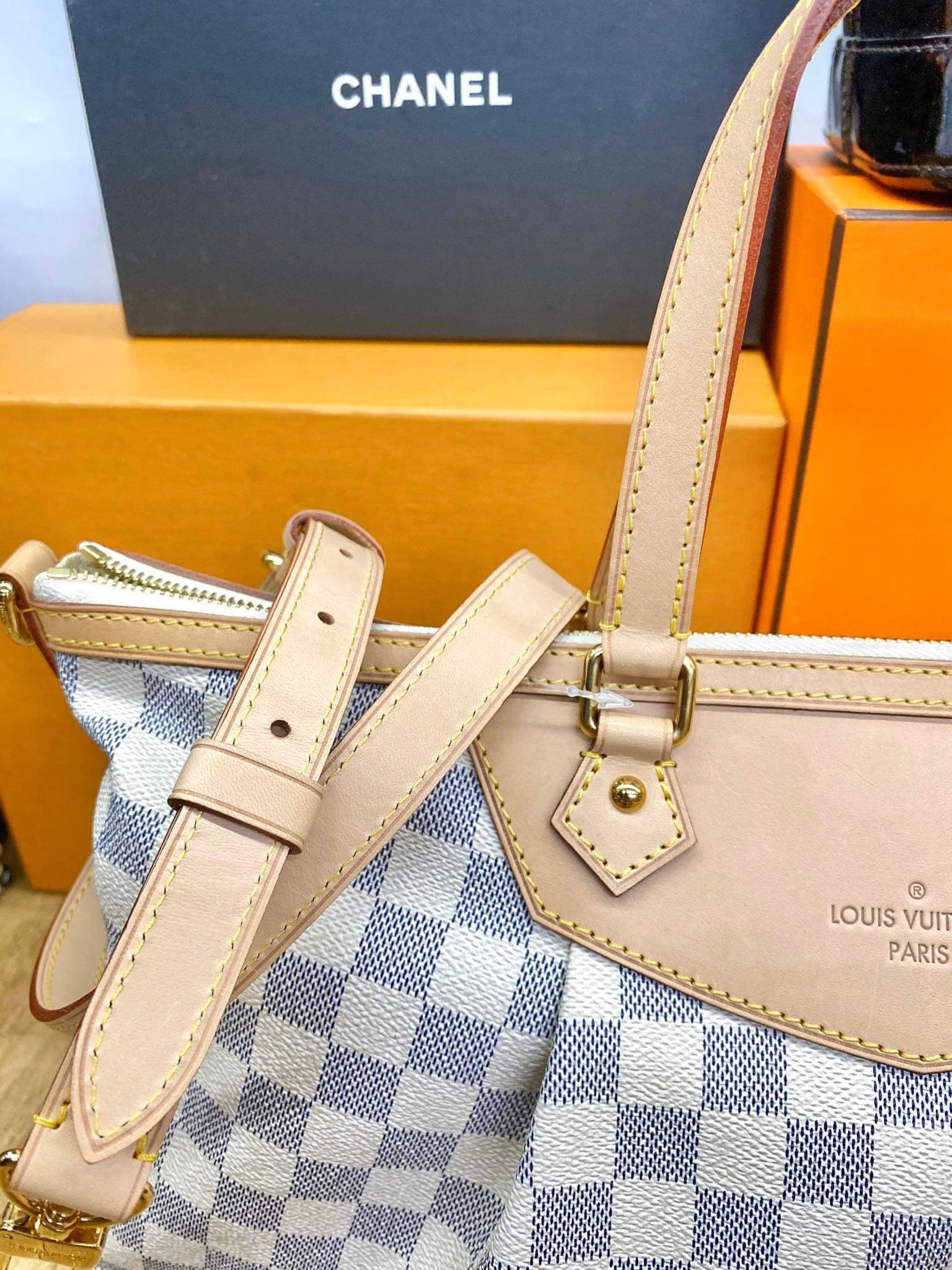 Louis Vuitton Damier Azur Siracusa PM - A World Of Goods For You, LLC