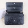 Chanel WOC Black Camilia Series 18 Silver Hardware 12