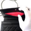 CHANEL Black Quilted Leather Cambon Ligne WOC Clutch Bag 15