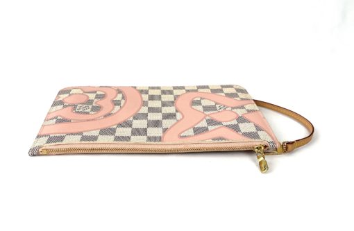 Louis Vuitton Limited Edition Tahitienne Azur Neverfull Pouch Pochette 8
