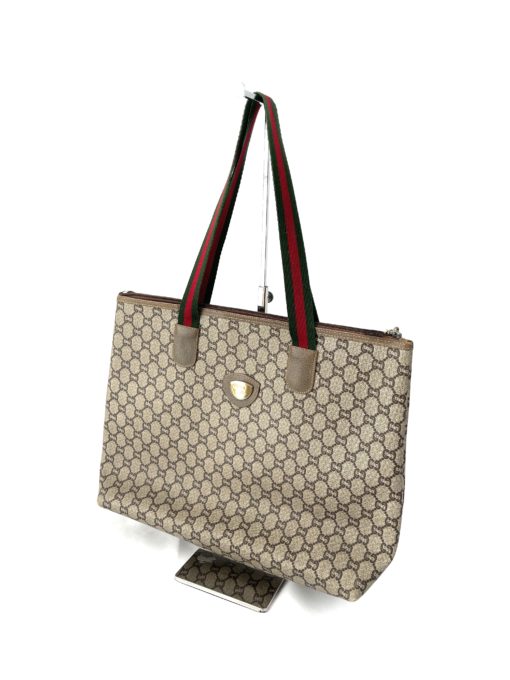 Gucci Plus Vintage GG Coated Canvas tote with Pouch