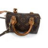 Louis Vuitton Monogram Mini Sac HL Speedy with LV Crossbody Strap 5