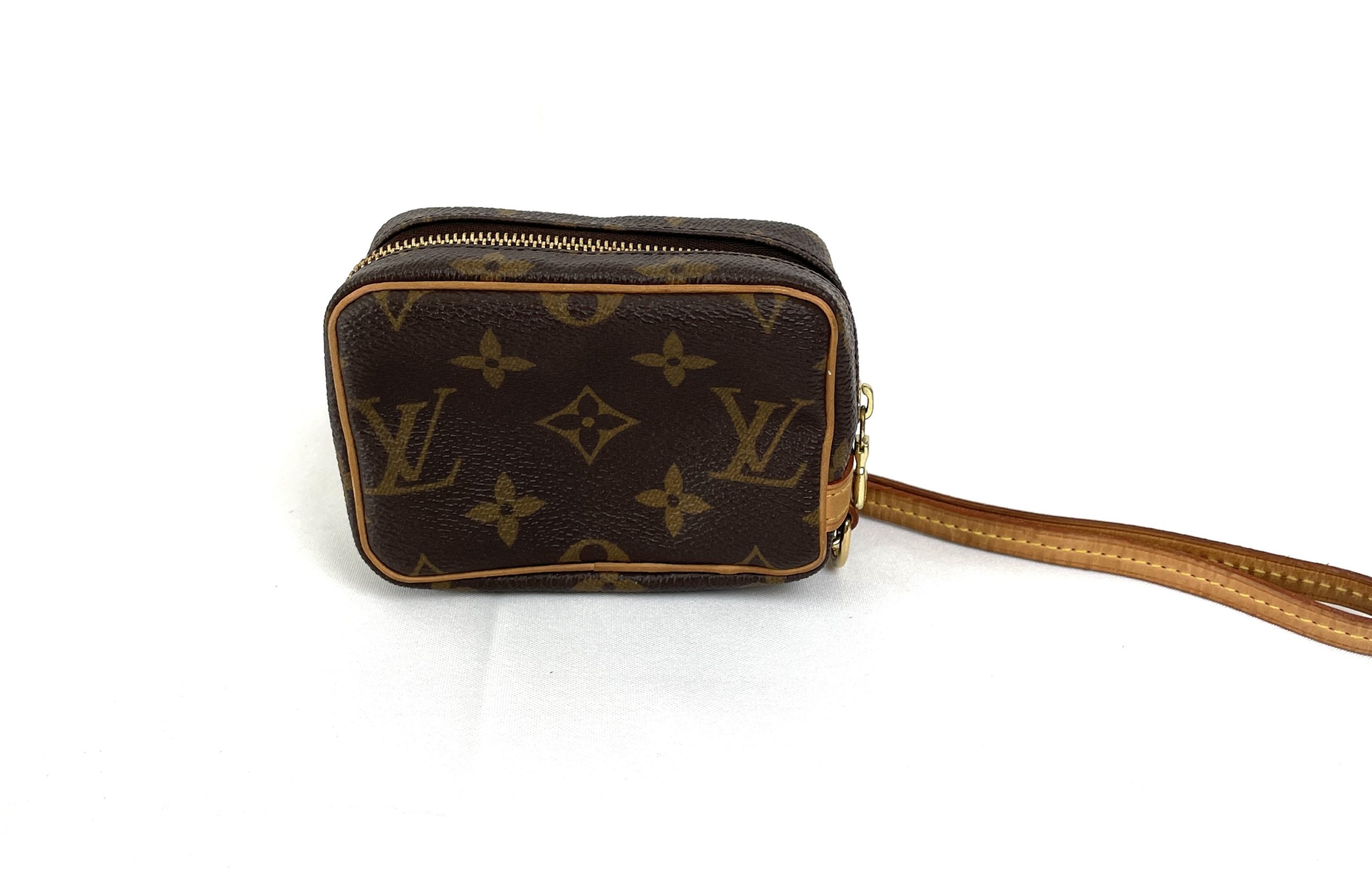 Auth LOUIS VUITTON Trousse Wapity Pouch Wristlet Bag M58030 Monogram  #W601043
