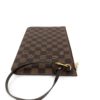 Louis Vuitton Damier Ebene Neverfull Pouch with Cerise 14