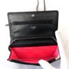 CHANEL Black Quilted Leather Cambon Ligne WOC Clutch Bag 3