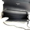 Chanel WOC Reissue Black Patent with Silver 20