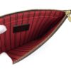Louis Vuitton Damier Ebene Neverfull Pouch with Cerise 8