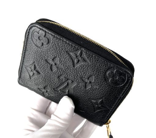 Louis Vuitton Black Empreinte Zippy Coin Wallet
