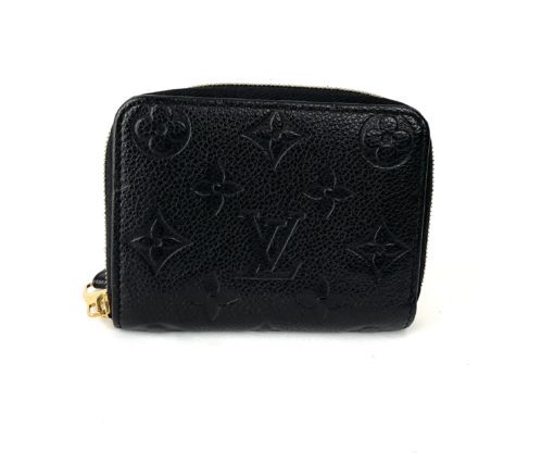 Louis Vuitton Black Empreinte Zippy Coin Wallet 6