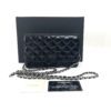 Chanel WOC Reissue Black Patent with Silver 2