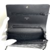 Chanel WOC Reissue Black Patent with Silver 5