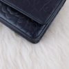 Chanel WOC Black Camilia Series 18 Silver Hardware 7