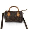 Louis Vuitton Monogram Mini Sac HL Speedy with LV Crossbody Strap 3