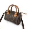 Louis Vuitton Monogram Mini Sac HL Speedy with LV Crossbody Strap 13
