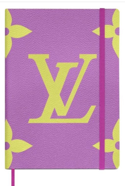 Louis Vuitton Orange Purple Monogram Giant Gustave Notebook
