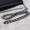 Chanel WOC Black Camilia Series 18 Silver Hardware 5