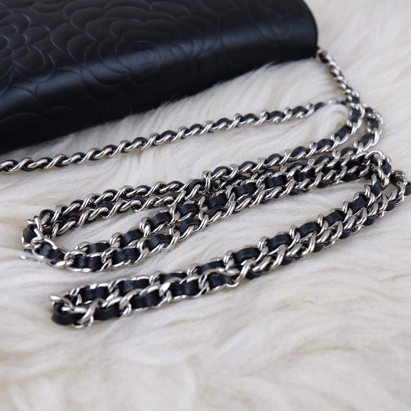 Chanel WOC Black Camilia Series 18 Silver Hardware - A World Of Goods For  You, LLC
