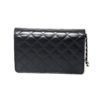 CHANEL Black Quilted Leather Cambon Ligne WOC Clutch Bag 13