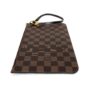 Louis Vuitton Damier Ebene Neverfull Pouch with Cerise 12