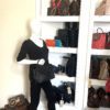 YSL College Large Black Quilted Shoulder Bag with Black Hardware 8