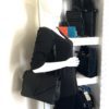 YSL College Large Black Quilted Shoulder Bag with Black Hardware 2