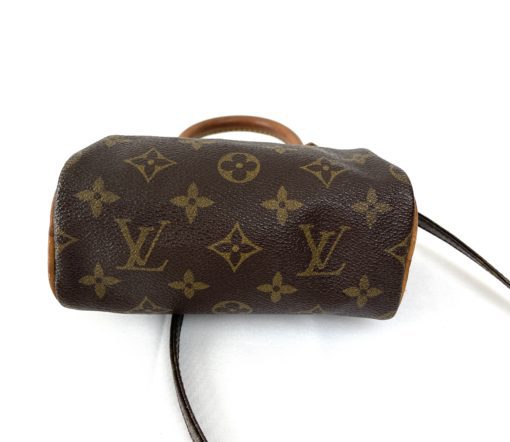 Louis Vuitton Monogram Mini Sac HL Speedy with LV Crossbody Strap 18