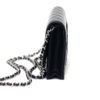 Chanel WOC Reissue Black Patent with Silver 12