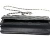 CHANEL Black Quilted Leather Cambon Ligne WOC Clutch Bag 10