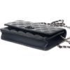 Chanel WOC Reissue Black Patent with Silver 15