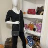 Chanel WOC Black Camilia Series 18 Silver Hardware 21