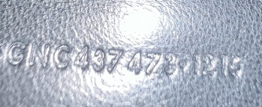 YSL Charcoal Grey Logo Mix Matelassé Leather Envelope Wallet-On-Chain 13