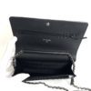 Chanel WOC Reissue Black Patent with Silver 19