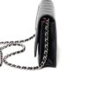 CHANEL Black Quilted Leather Cambon Ligne WOC Clutch Bag 7