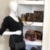 CHANEL Black Quilted Leather Cambon Ligne WOC Clutch Bag 5