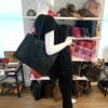 Louis Vuitton Monogram Empreinte Black Leather Onthego MM 2