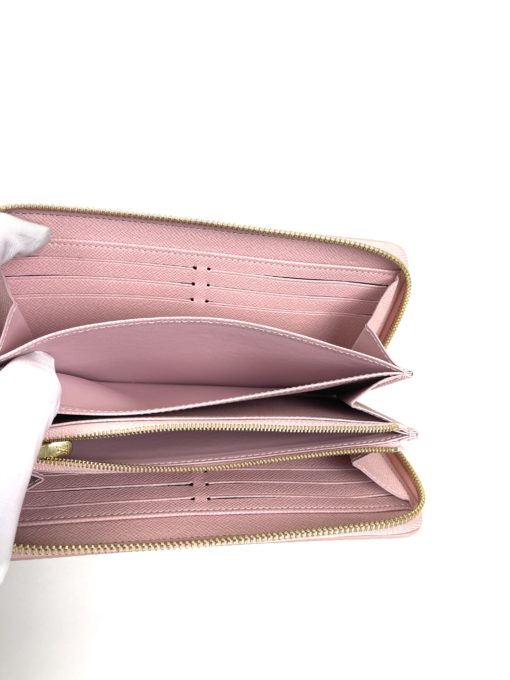 Louis Vuitton Azur Zippy Wallet with Rose Ballerine Interior 19